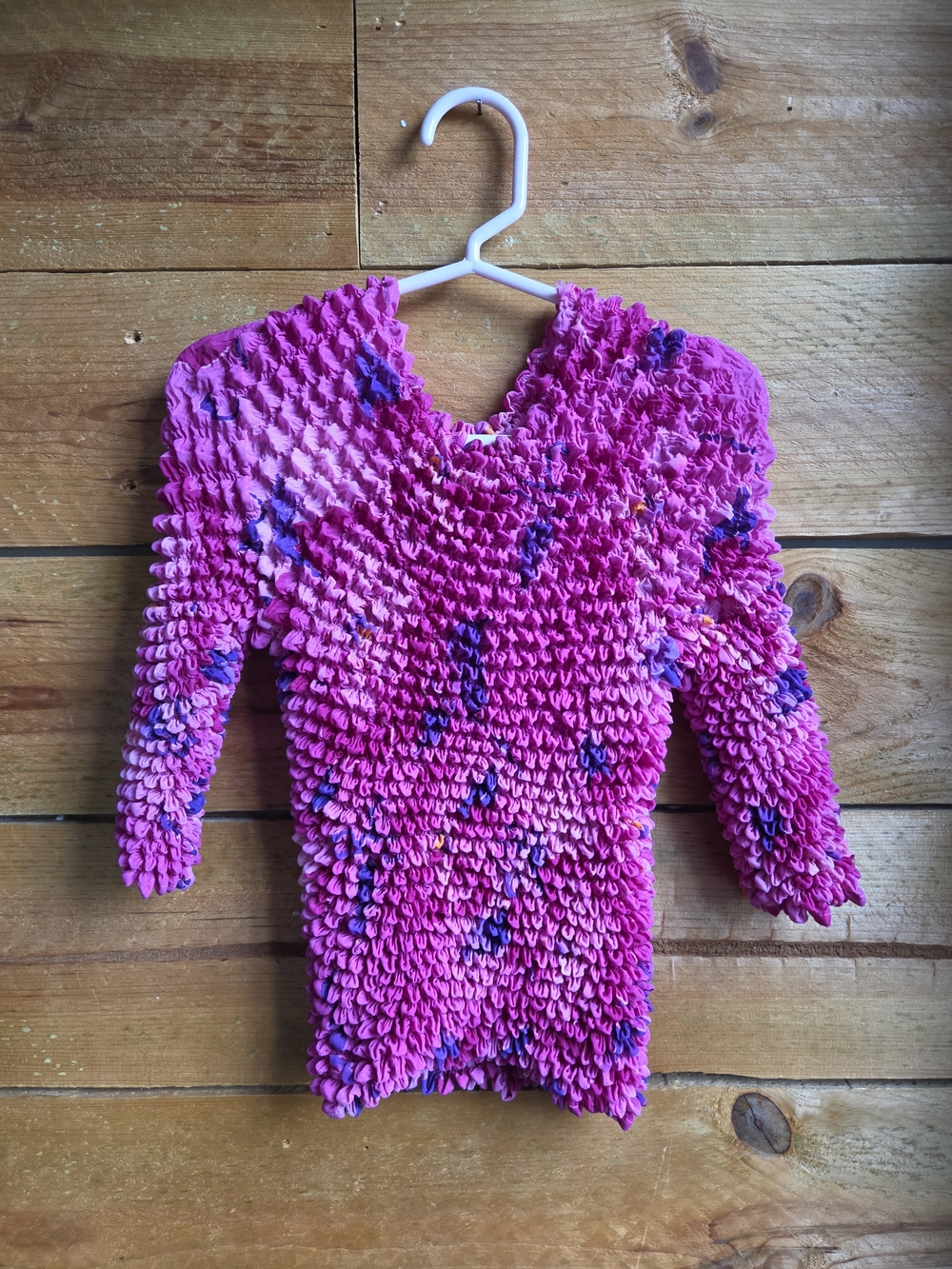 Girls Vintage 90s Popcorn Top